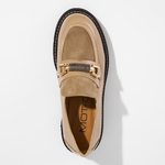 Кожаные лоферы Donna Soft/Mot-Cle 2757 бежевые