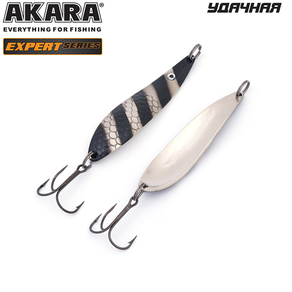 Блесна колебалка Akara Expert Удачная 80 мм 18 гр. 14/SIL