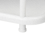 Полка овальная (4 секции) на колесах М2717