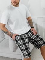 Шорты мужские Тор-2.1 Виотекс КЛЕТКА ЧЕРНАЯ