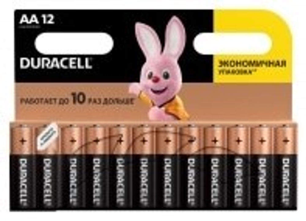 Элемент питания DURACELL Basic AA 1.5V LR6 12шт