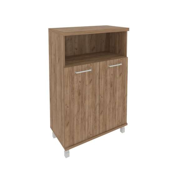 First Шкаф средний широкий KST-2.1 Дуб Табак 801*432*1260