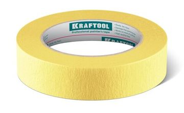 KRAFTOOL #500 Flex 25 мм х 30 м, для изогнутых линий, малярная лента (12105-25)