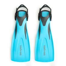 Ласты для плавания SALVAS Hazard Plus Fin BA160MLQQSTS, размер M/L, голубые