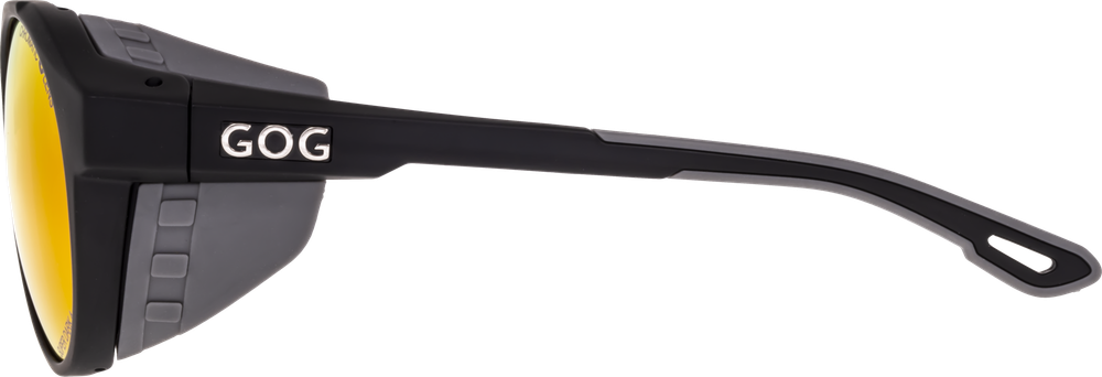 Спортивные очки GOG Manaslu / Matt Black-Grey / Photochromic Red Lens