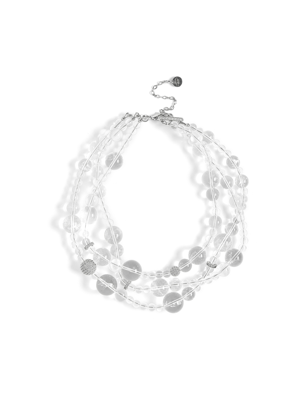 Колье "Bubble massive" Silver