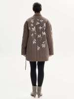 Телогрейка FLOWER DROPS, серый