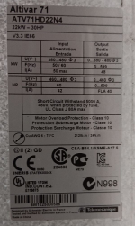 S.E. ATV71HD22N4 с хранения