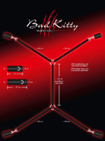 Набор для фиксации на кровати Bed Shackles (Цвет: черный)