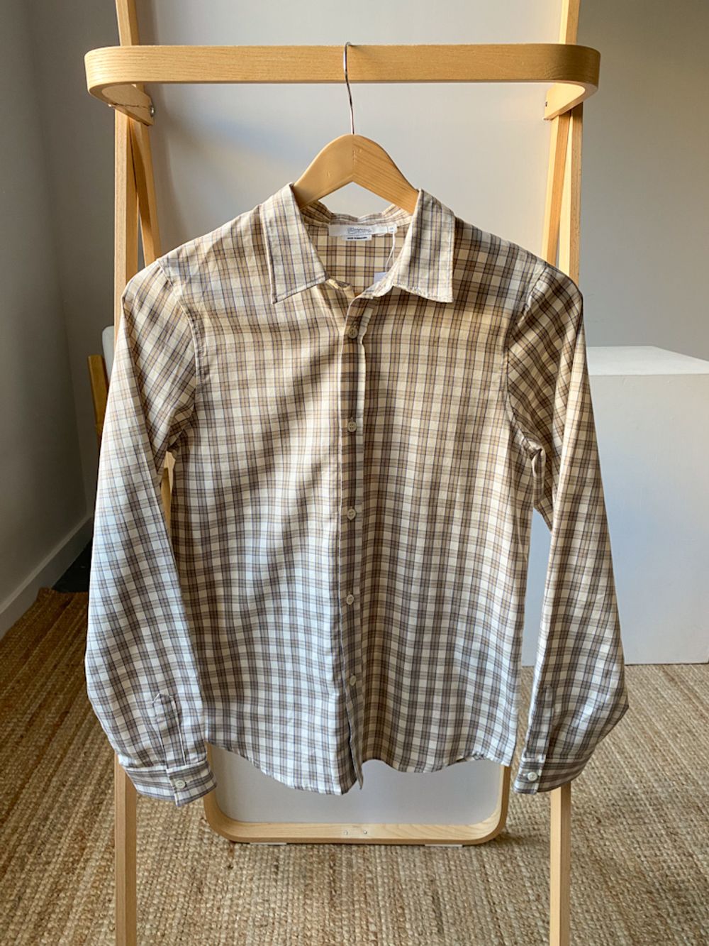 Новая хлопковая рубашка Bonpoint, 152