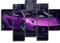 Модульная картина "Purple Lamborghini"
