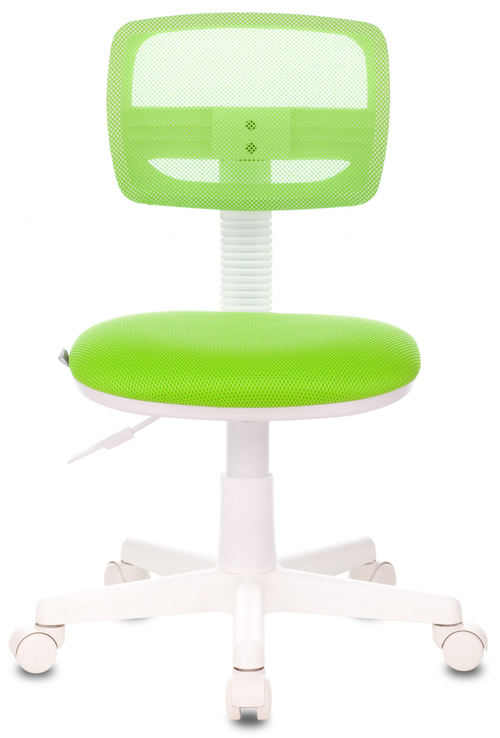 Кресло детское Бюрократ CH-W299 салатовый TW-03A TW-18 сетка/ткань крестов. пластик пластик белый