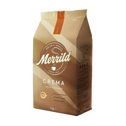Кофе в зернах Merrild Crema, 1 кг (Меррилд)