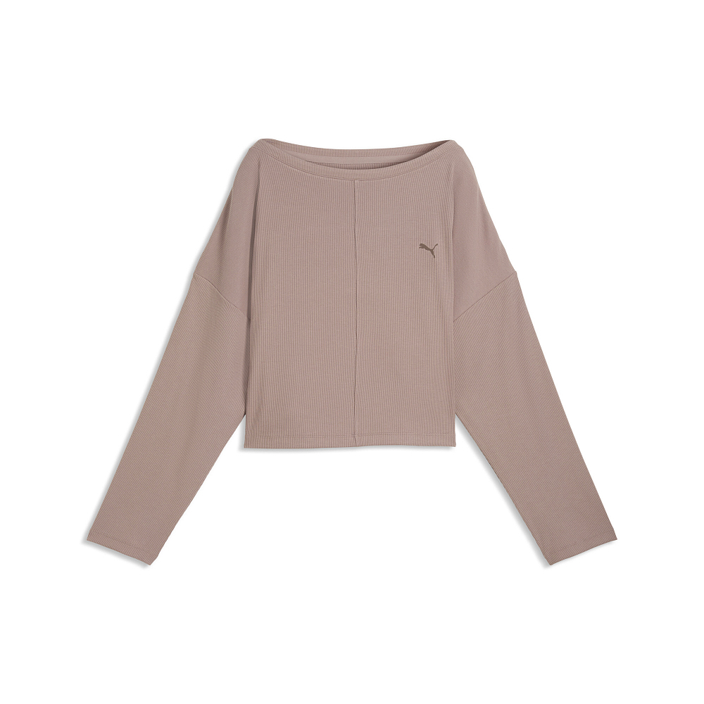 Женский лонгслив PUMA Cloudspun Rib Slouch Long Sleeve