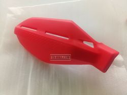 53840-K1T-J50. RED. GUARD, L. KNUCKLE. OEM Handguard Honda CRF250-300Rally-L-M