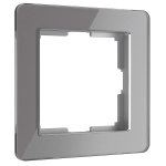 Рамка на 1 пост Acrylic (графит) W0012704