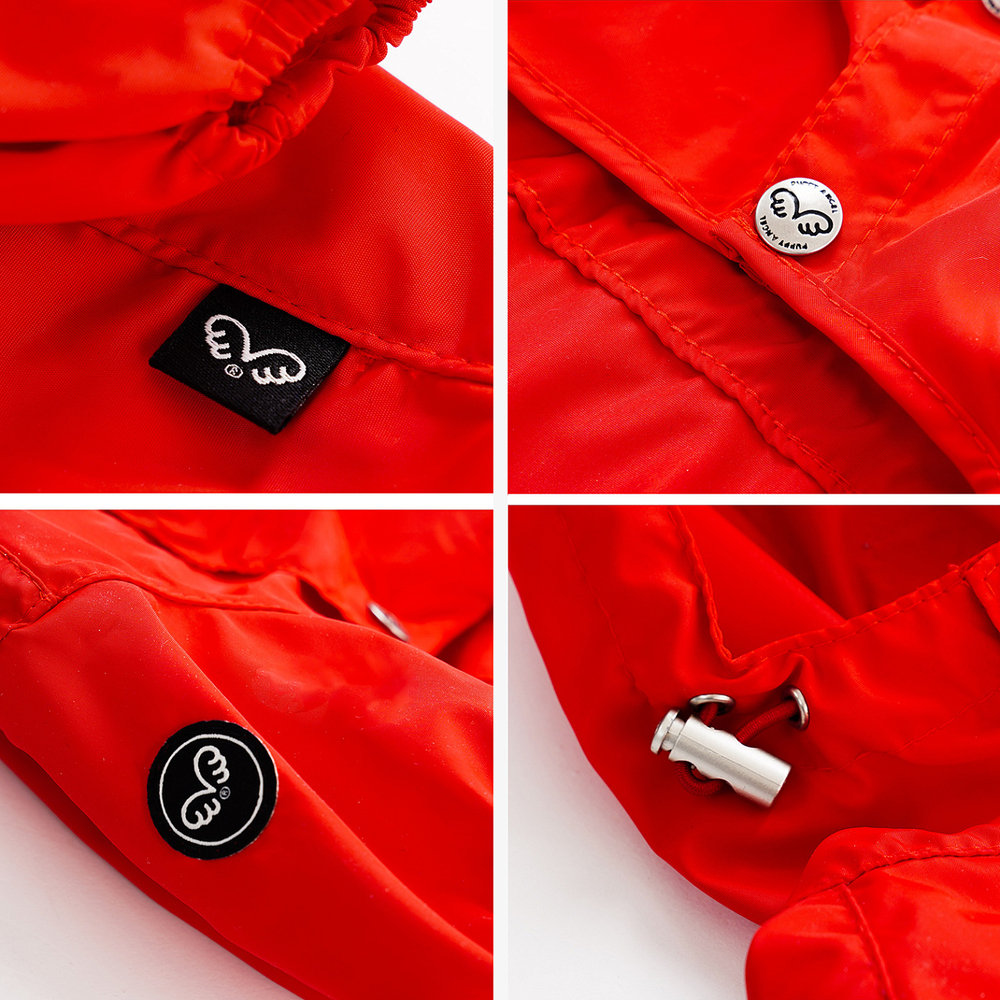 152 Дождевик для собак-девочек с фиксаторами по талии PUPPY ANGEL® MAGAGIO™ V2