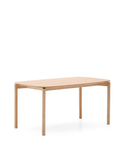 Стол Indara из шпона и каучукового дерева с натуральной отделкой 140 х 90 Испания 