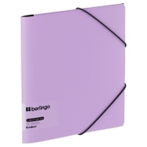 Папка на резинке Berlingo "Instinct" А5, пластик, 600мкм, лаванда