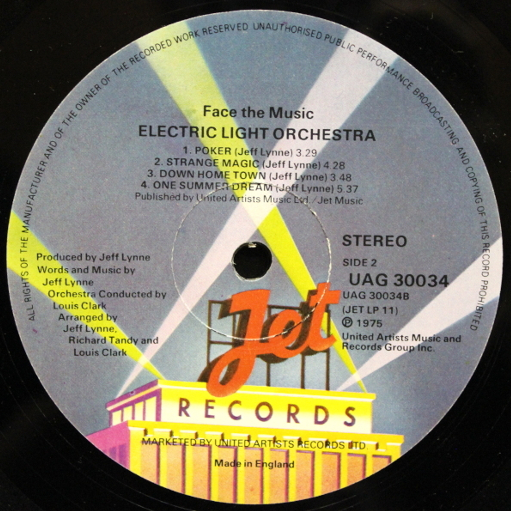 Electric Light Orchestra / Face The Music (LP)
