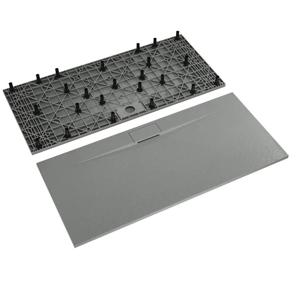 Душевой поддон прямоугольный RGW TKS-Gr Серый (800x2000)