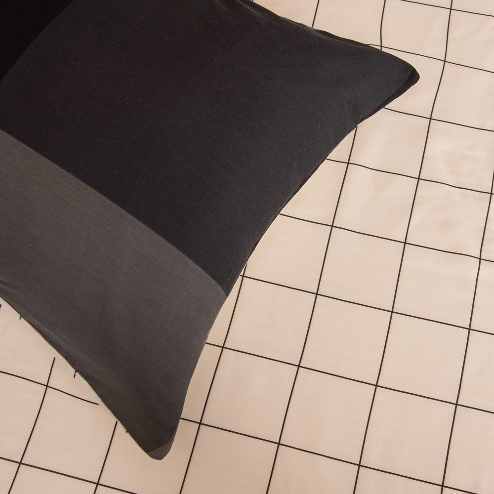 Комплект постельного белья Делюкс Сатин 100% хлопок на резинке LR643