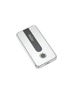Ssd накопитель Netac Z11 250GB USB 3.2 Gen 2 Type-C External SSD AES 256-bit Fingerprint Encryption, R/W up to 550MB/480MB/s,with USB-C to USB-A cable and USB-A to USB-C adapter 3Y wty