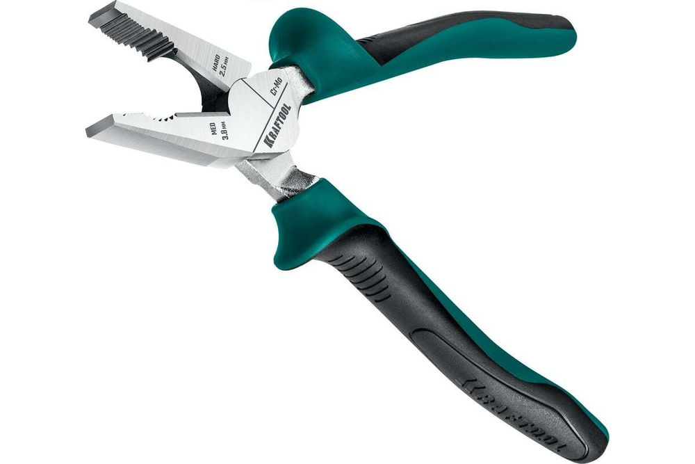 KRAFTOOL  KraftMax 200 мм, Комбинированные плоскогубцы с эксцентриковым шарниром (22011-1-20)