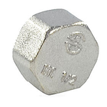 Заглушка латунь никель Ду 32 (1 1/4") ВР 9016 ГОСТ 32585-2013 Aquasfera 9016-04