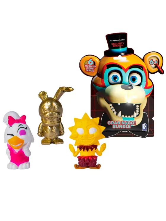 Набор фигурок Фнаф Grab N' Go Bundle - Security Breach