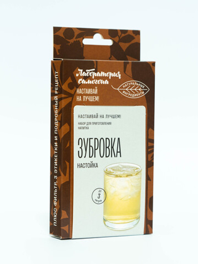 Зубровка, настойка 1 шт / Лаборатория самогона (Подарок, Выгодная упаковка)