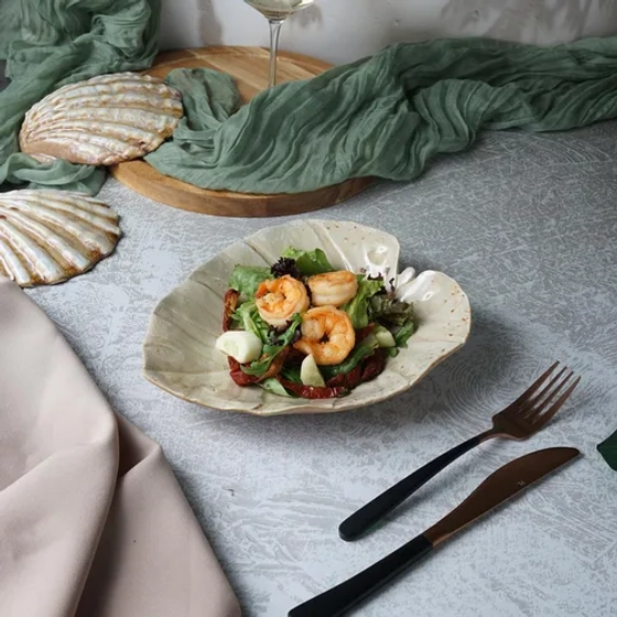Блюдо для подачи 23*19 см h4,5 см 225 мл емкость для закусок Pearl Leaf Frutti di Mare P.L. [4]
