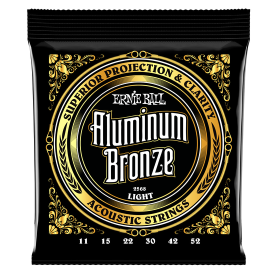 Струны для акустической гитары 11-52 ERNIE BALL 2568 Aluminum Bronze Light