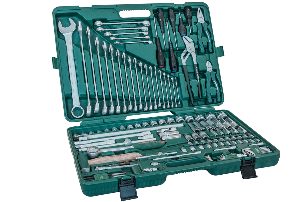 S04H524128S (S04H524128S18) Набор инструмента универсальный 1/4", 1/2"DR, 128 предметов