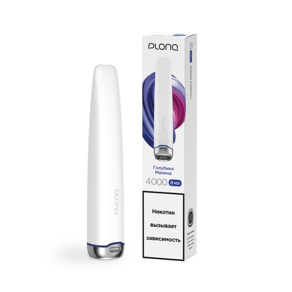 Plonq Plus Pro - Blueberry Raspberry (Голубика-Малина) 4000 затяжек