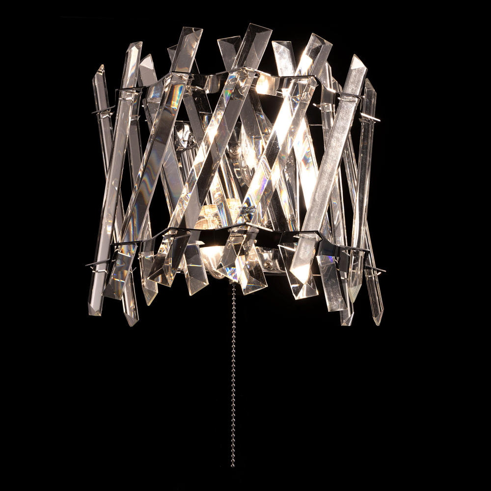Citilux Ингвар CL334421 Бра хрустальное с выключателем Хром