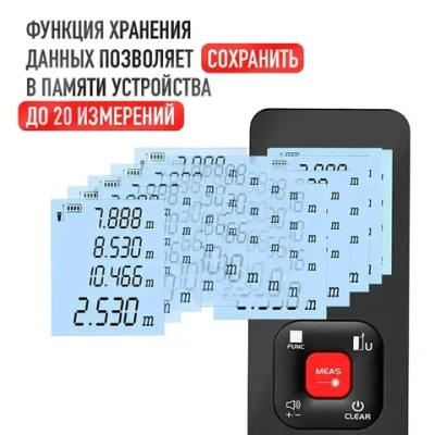 Лазерный дальномер лазерная рулетка строительная 50 метров