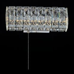 Citilux PALANT CL325312 LED Бра хрустальное с выключателем Хром