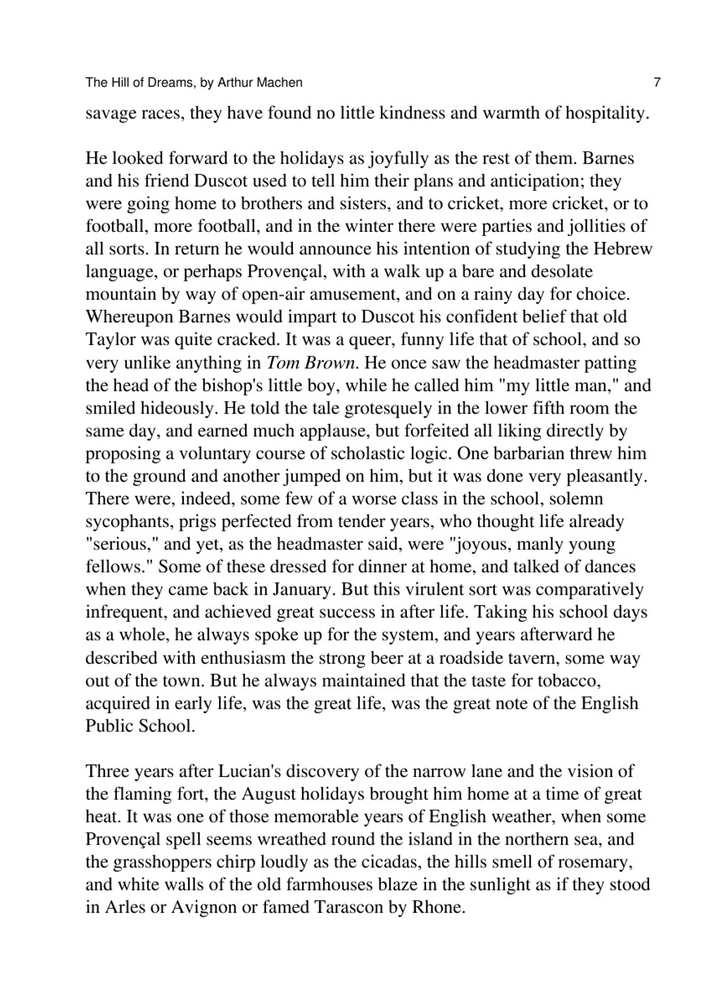 The Hill of Dreams | Arthur Machen