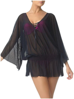 Туника пляжная черная р. 48-54 Charmante Италия