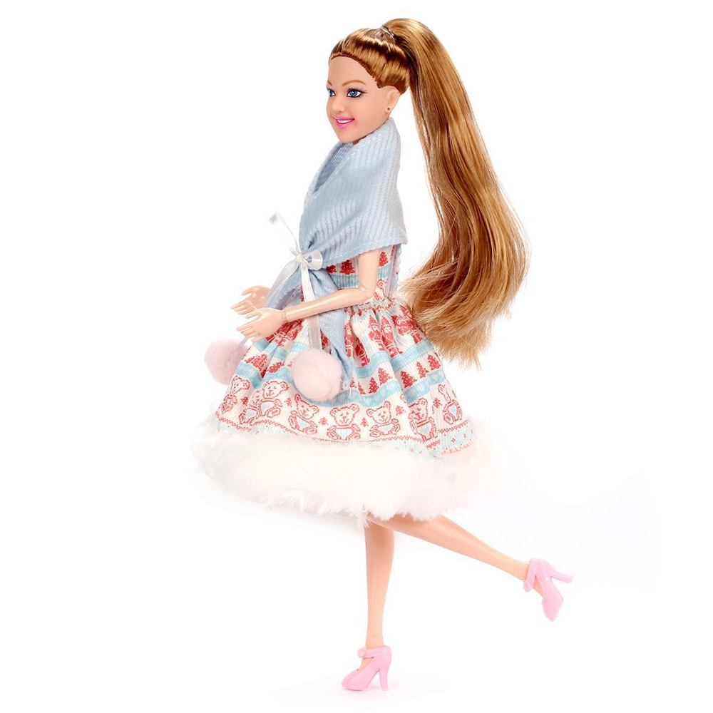 Кукла тип Модель на шарнирах с акессуарами, коробка QJ141B