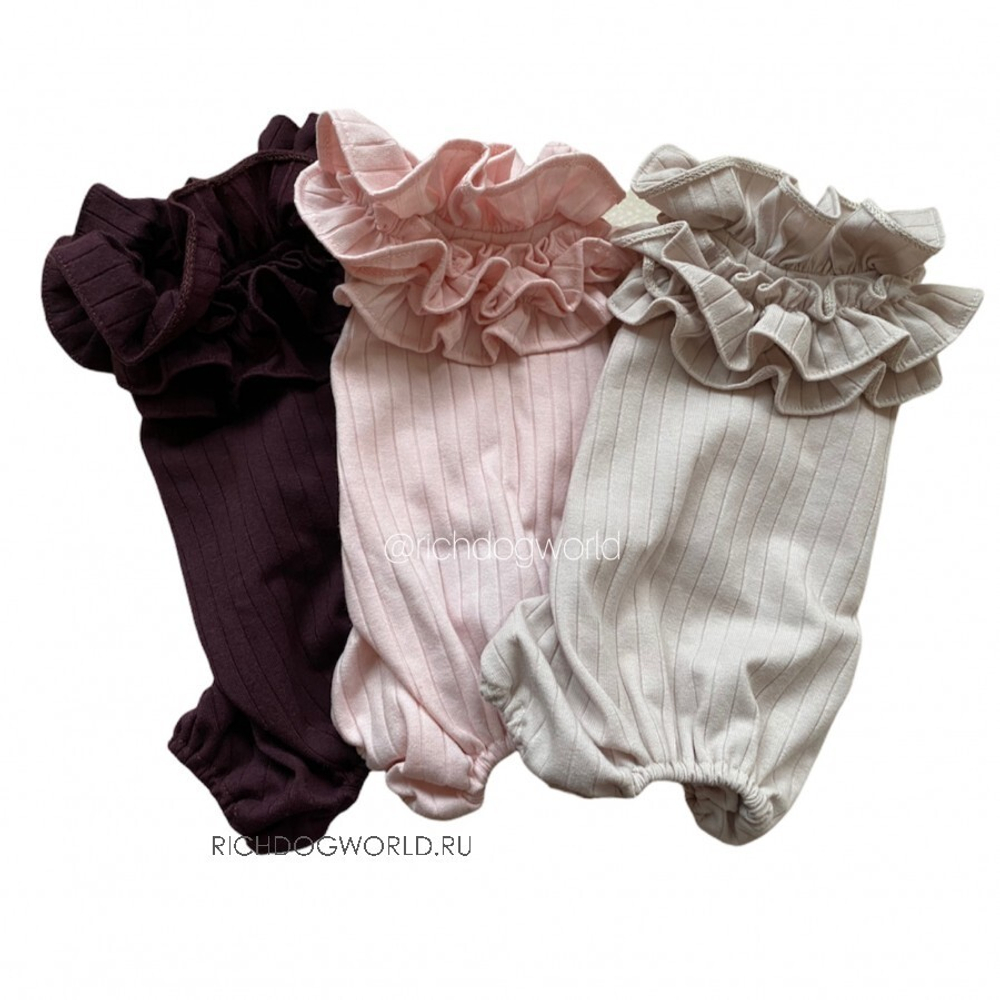 5168 BH Костюм для собак трикотажный "Ruffle Junpsuit"