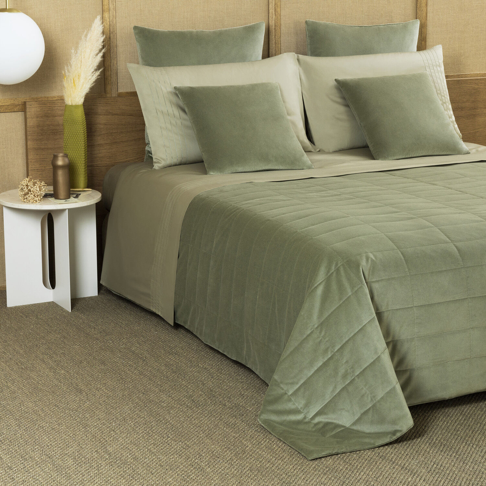 Покрывало Frette Luxury Cashmere Velvet Tranquil Green (270 x 260 см)