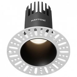 Встраиваемый светильник Maytoni Dip DL120-10W-4K-TRS-B