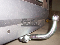 Фаркоп оцинкованный Galia R087C для Renault Megane III хетчбек 5 дверей 2008-2016, Renault Scenic III 2010-2016(паспорт и сертификат в комплекте)(без электрики)