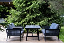 "Сан Ремо" комплект садовый для лаунж-зоны серый