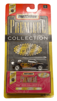 Matchbox Premiere Collection - World Class Series 11 - Hot Rod Collection - '62 Corvette (1997)