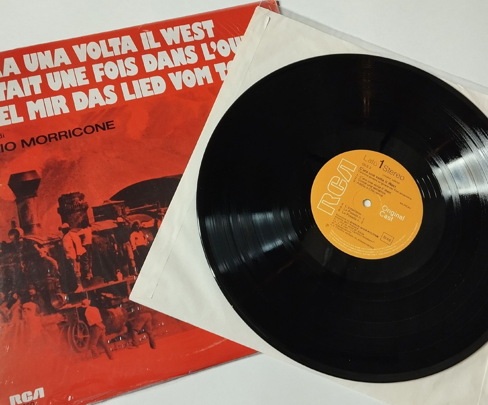 Винтажная виниловая пластинка LP Ennio Morricone CEra Una Volta Il West (Italy 1975)