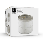 Шкатулка tesora, белая/никель