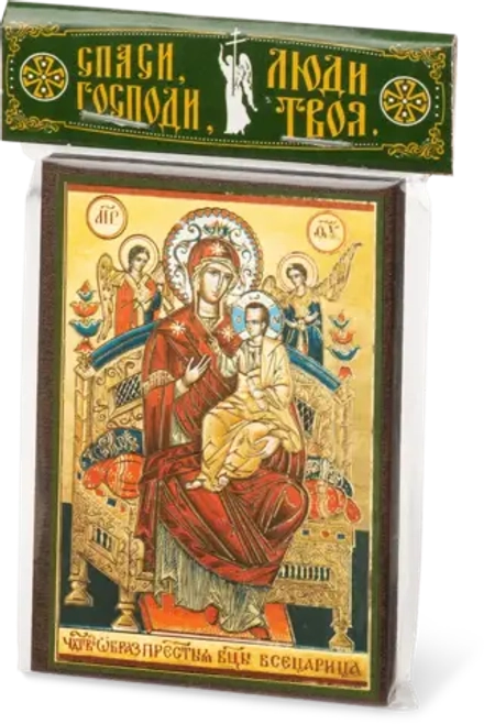 Икона БМ "Всецарица" 6х9 на МДФ-6